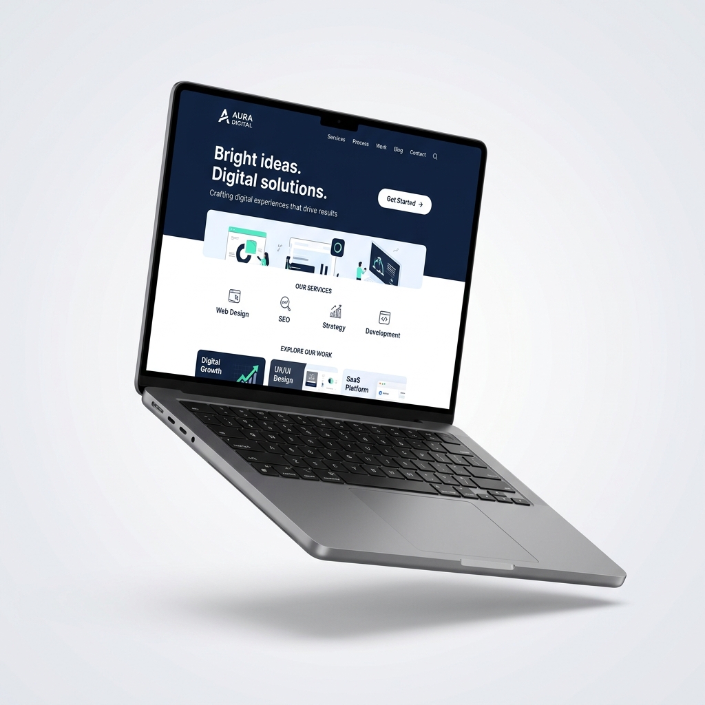 Website Mockup Laptop
